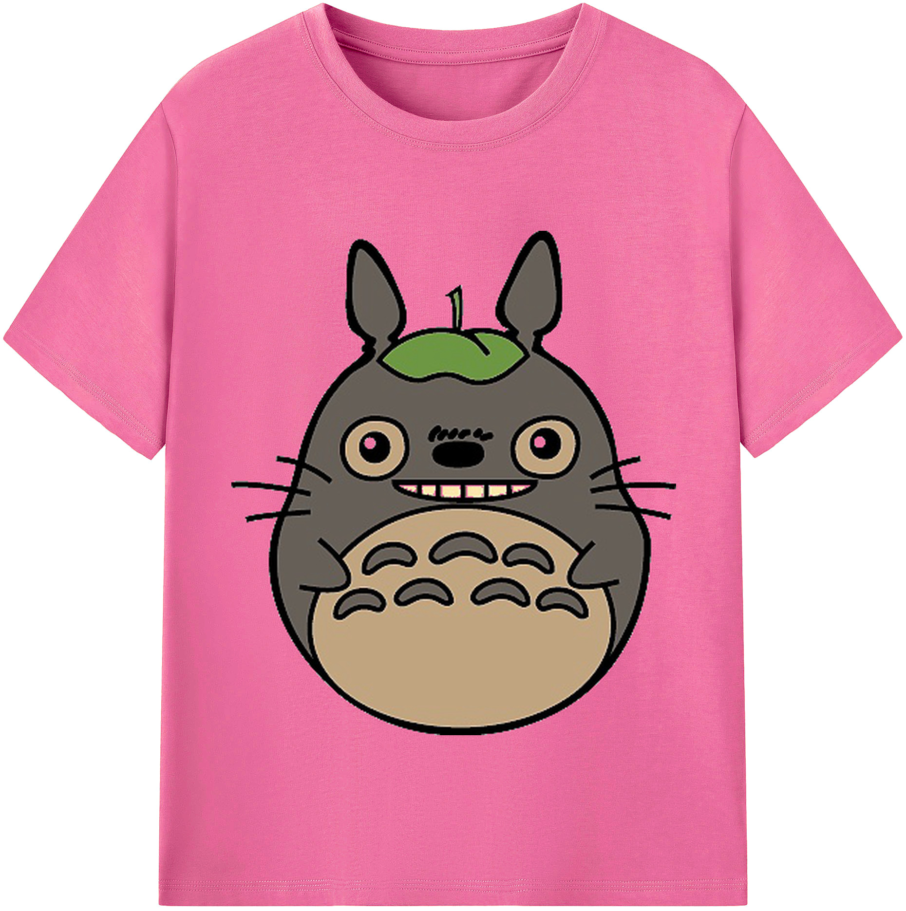（画像用） となりのトトロ 草壁メイ 草壁サツキ My Neighbor Totoro Satsuki Kusakabe Mei Kusakabe レディースカジュアルプリントTシャツ（綿100％）